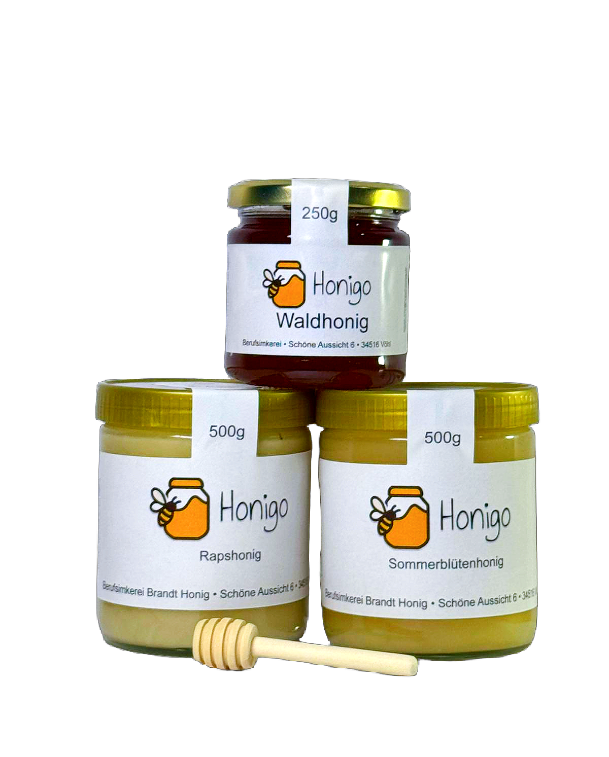 Honigo Mix Set (+ GRATIS HONIGLÖFFEL)